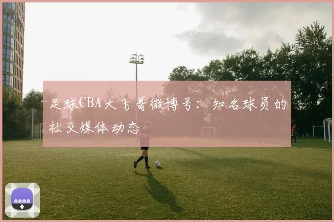 足球CBA大飞哥微博号：知名球员的社交媒体动态